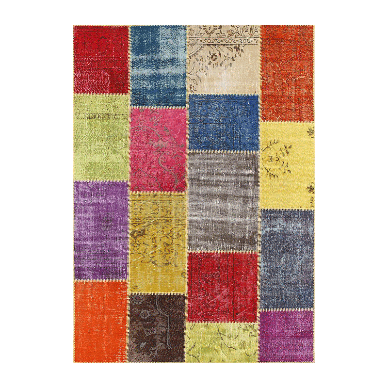 Vloerkleed Sohran Patchwork – Multicolor