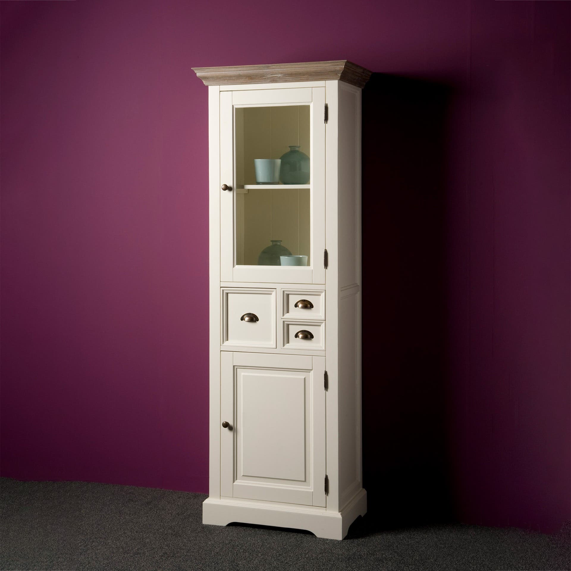 Tower Living Vitrinekast Fleur – 66 cm