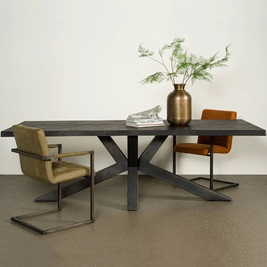 Tower Living Eettafel Sovana Zwart