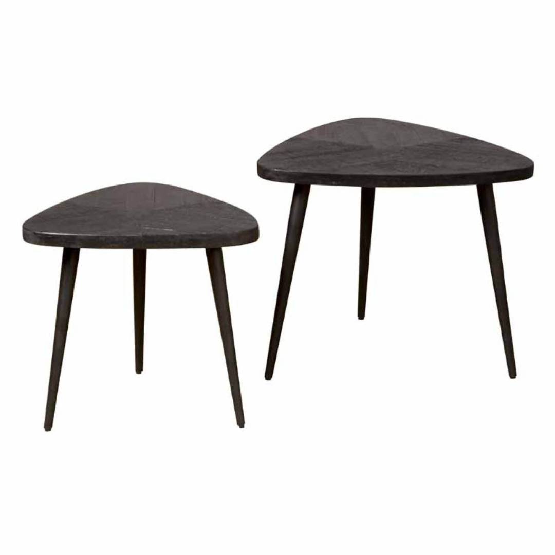 Tower Living Salontafel Set Viola 50 cm – Zwart