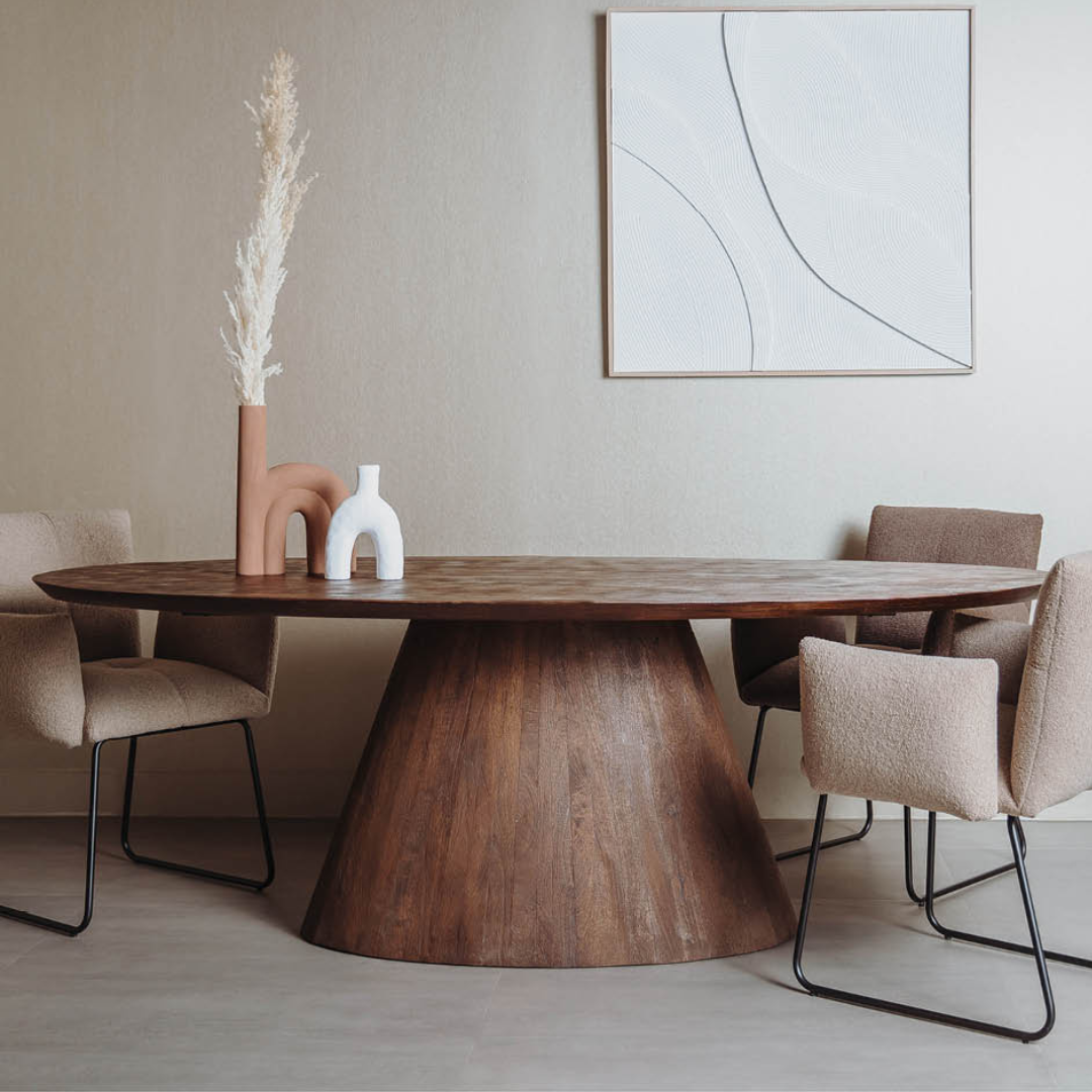 Tower Living Eettafel Premana 220 cm – Bruin