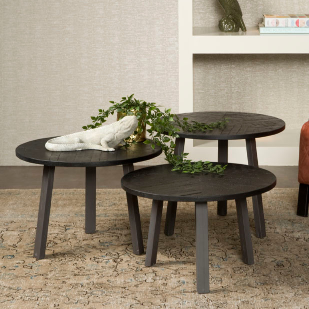 Tower Living Salontafel Set Lazio – Zwart