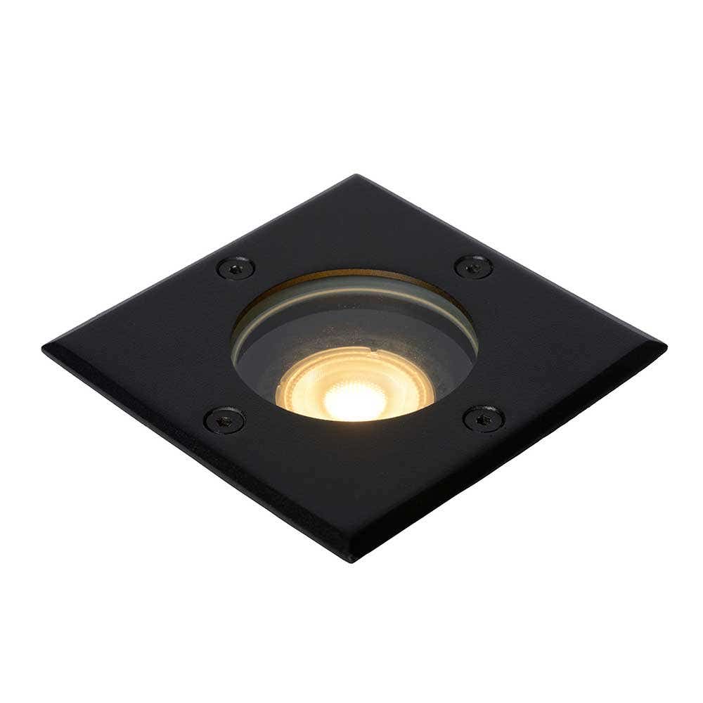 Lucide BILTIN – Grondspot Buiten – 1xGU10 – IP67 – Zwart
