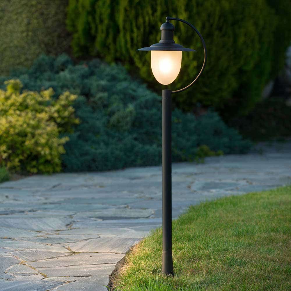 Lucide ARUBA – Lantaarnpaal Buiten – 1xE27 – IP44 – Zwart