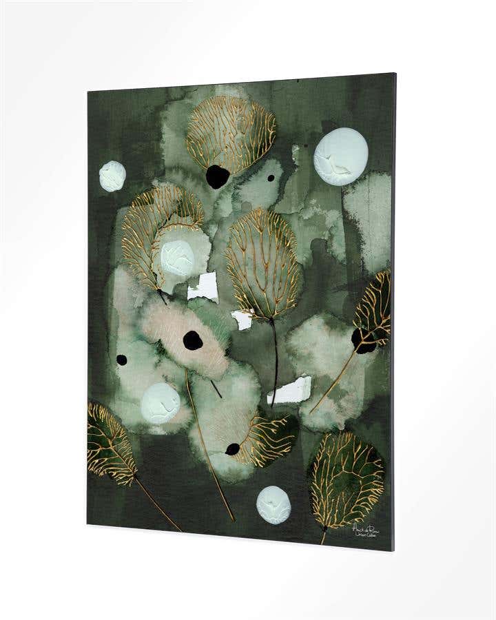 Urban Cotton Wandkleed in frame Forest Flower